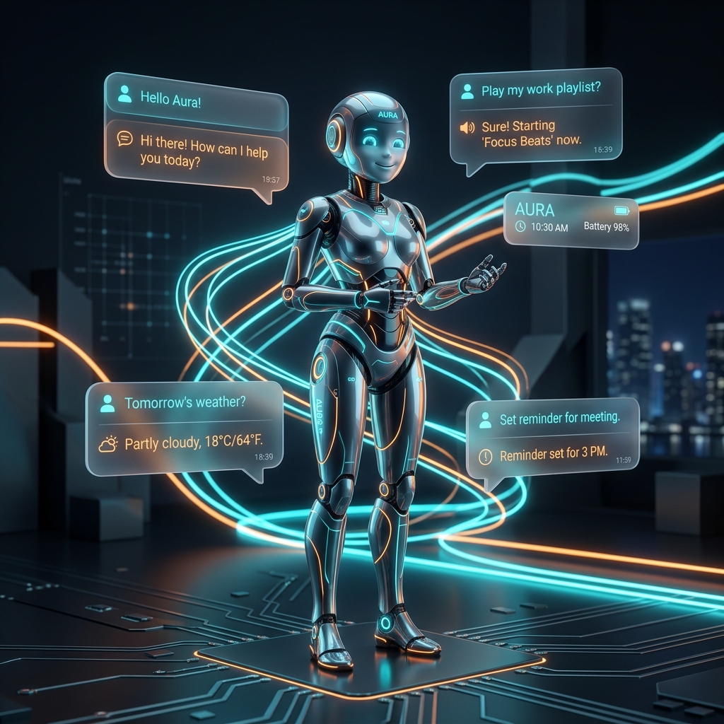 AliveChat AI robot avatar